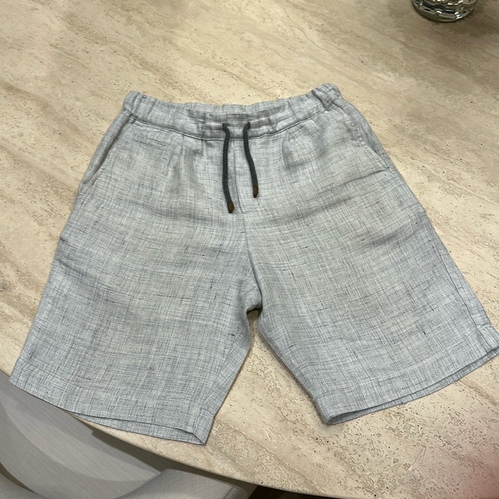 Brunello Cucinelli gray linen shorts boys size
12 100% Authentic